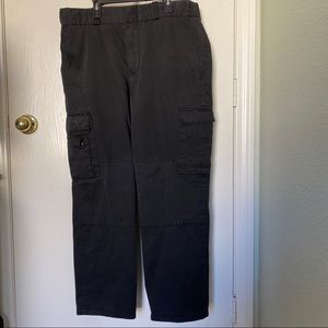 BLACK CARGO PANTS